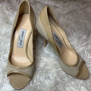 Authentic Jimmy Choo Nude Heels